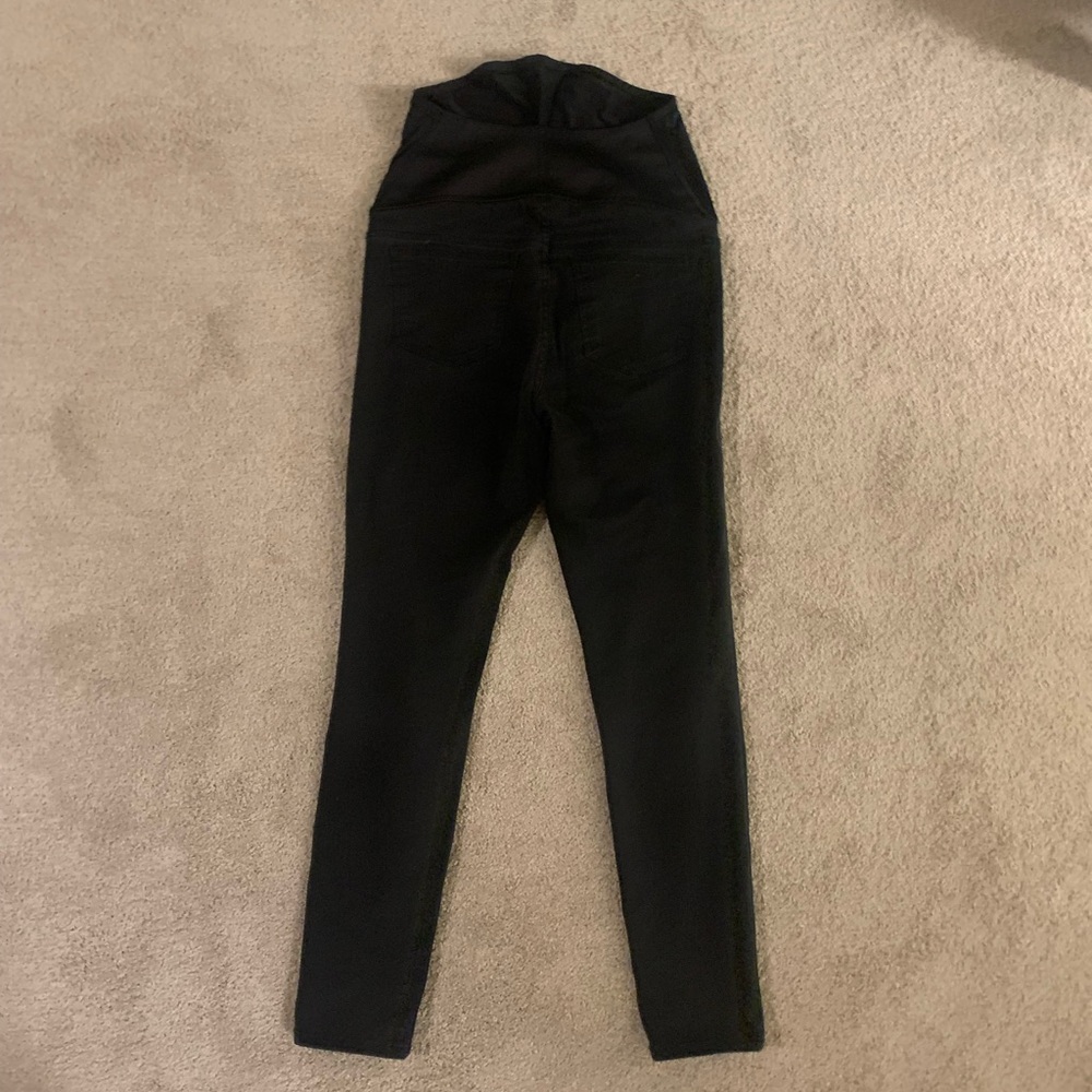 Madewell Black Skinny Maternity Jeans